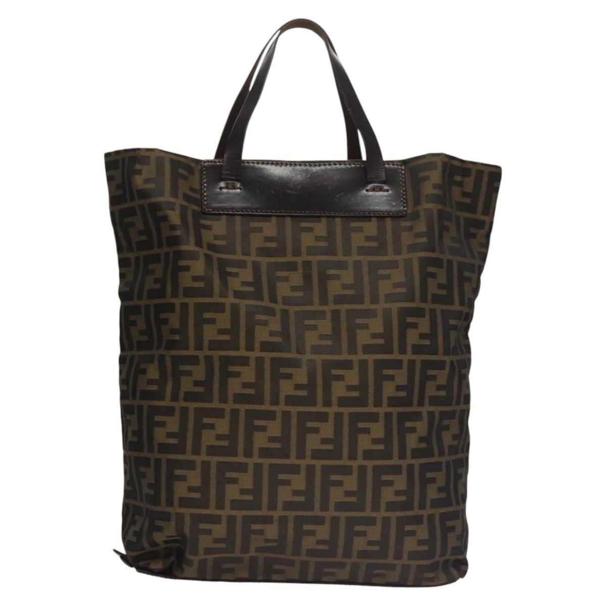 Fendi Zucca Brown Canvas Handbag (Pre-Owned) Size ONE SIZE - 2 Thumbnail