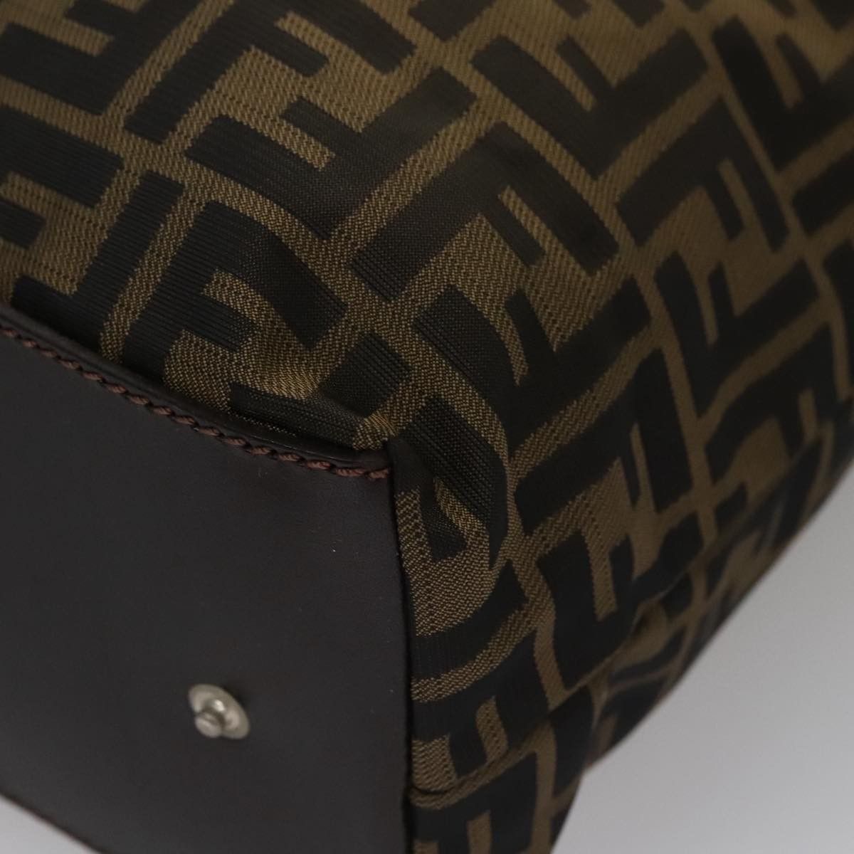 Fendi Zucca Brown Canvas Handbag (Pre-Owned) Size ONE SIZE - 8 Thumbnail