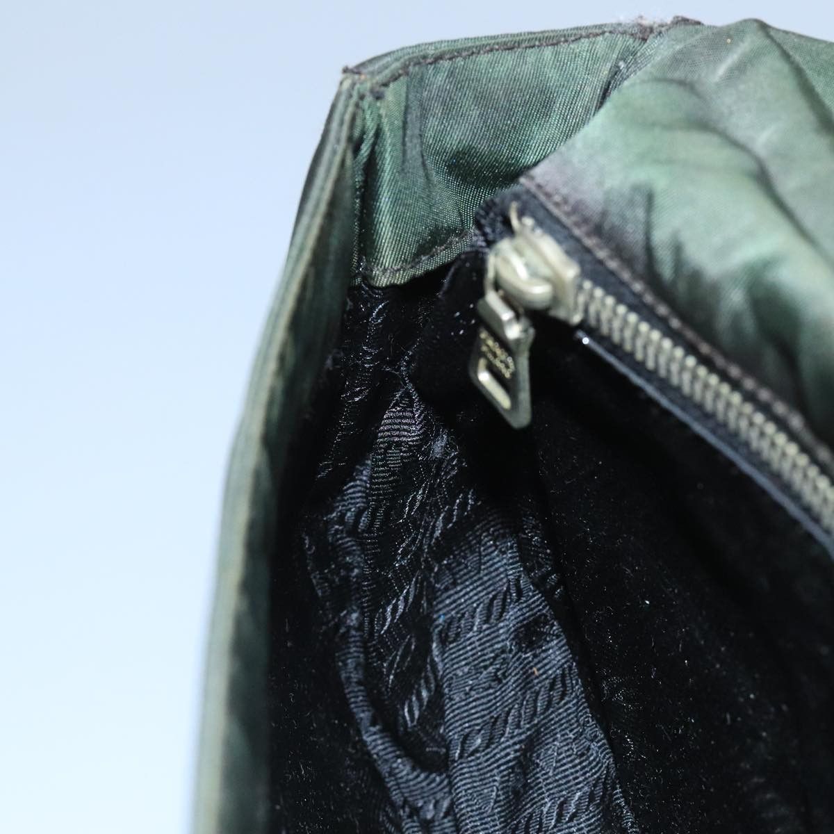 Prada Re-Nylon Khaki Synthetic Shoulder Bag (Pre-Owned) Size ONE SIZE - 14 Thumbnail