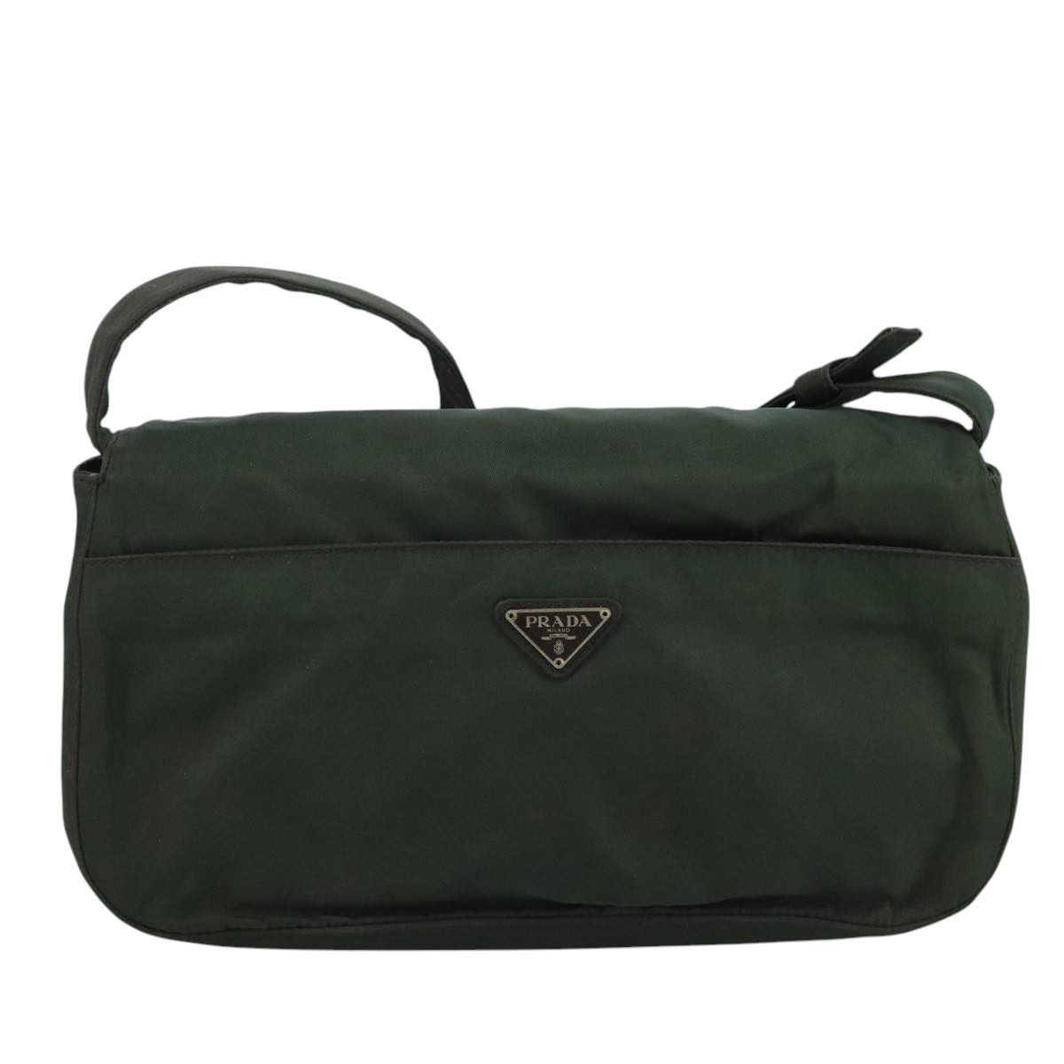 Prada Re-Nylon Khaki Synthetic Shoulder Bag (Pre-Owned) Size ONE SIZE - 2 Thumbnail