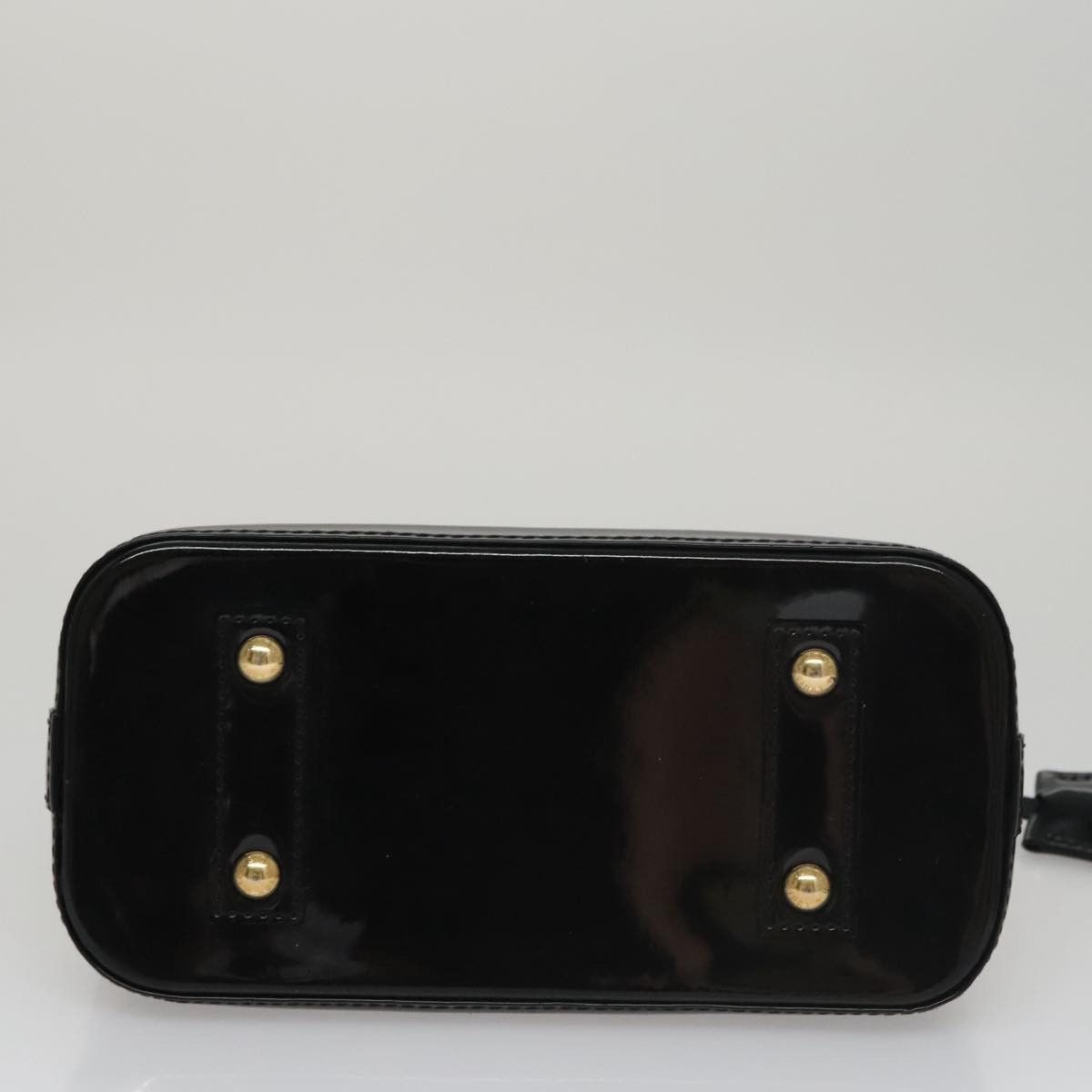 Louis Vuitton Alma Bb Ecru Patent Leather Handbag (Pre-Owned) Size ONE SIZE - 7 Thumbnail