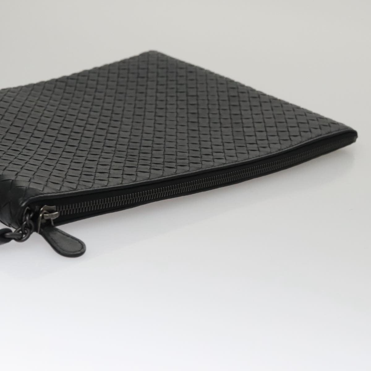 Bottega Veneta Veneta Black Leather Clutch Bag (Pre-Owned) Size ONE SIZE - 6 Thumbnail
