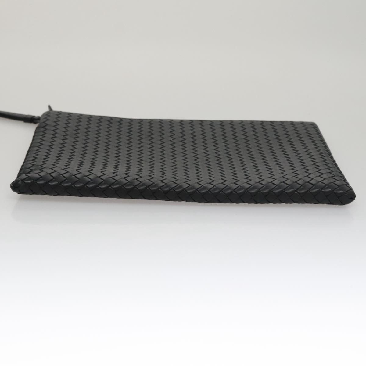 Bottega Veneta Veneta Black Leather Clutch Bag (Pre-Owned) Size ONE SIZE - 5 Thumbnail
