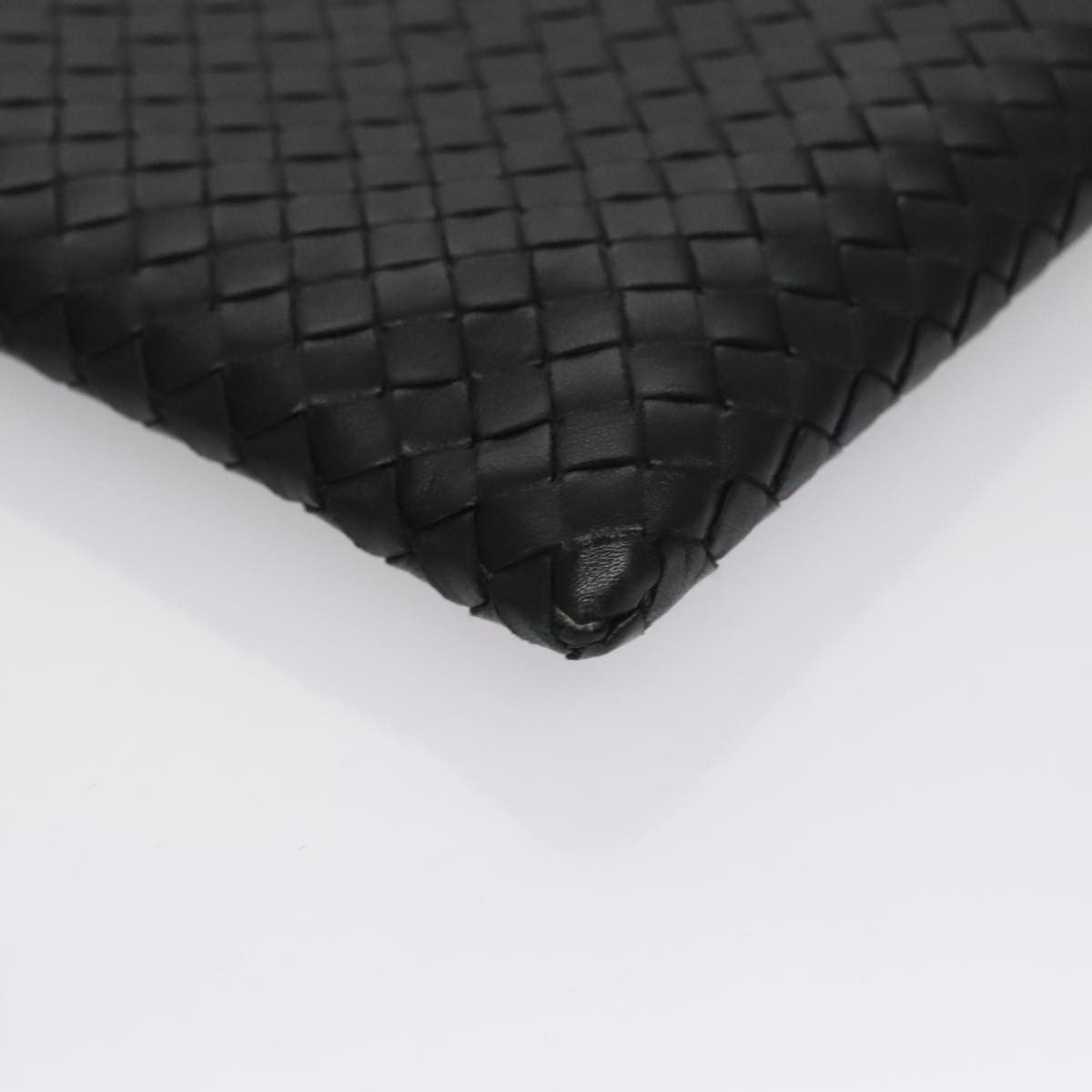 Bottega Veneta Veneta Black Leather Clutch Bag (Pre-Owned) Size ONE SIZE - 7 Thumbnail