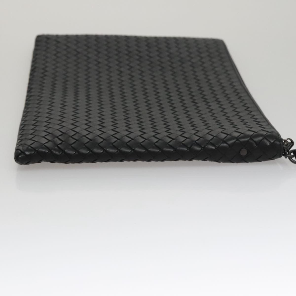Bottega Veneta Veneta Black Leather Clutch Bag (Pre-Owned) Size ONE SIZE - 4 Thumbnail