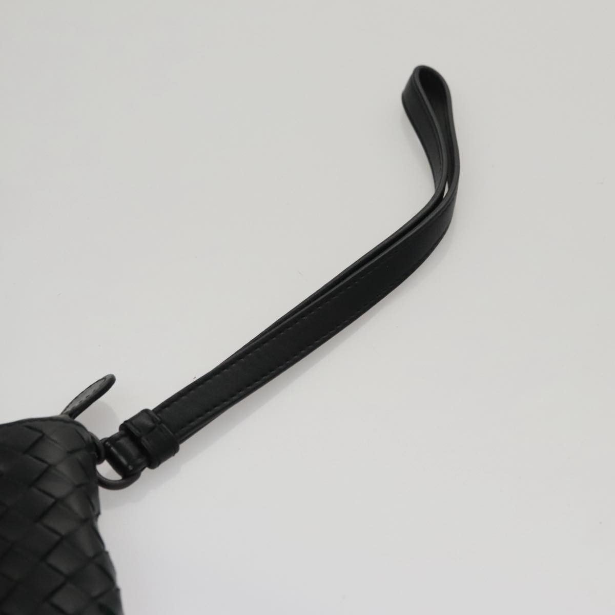 Bottega Veneta Veneta Black Leather Clutch Bag (Pre-Owned) Size ONE SIZE - 9 Thumbnail