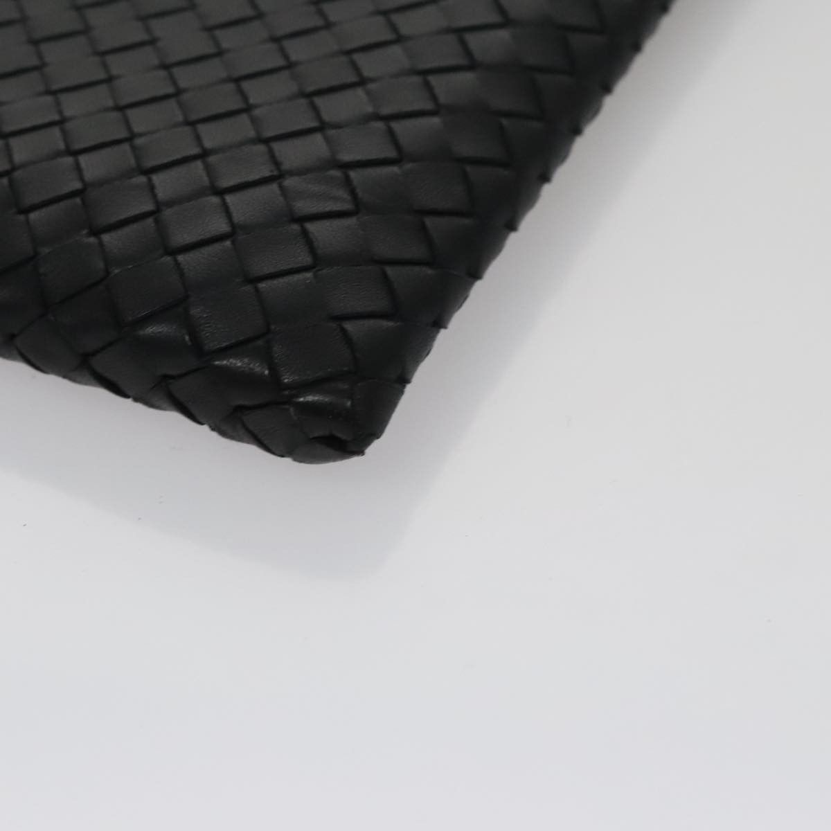 Bottega Veneta Veneta Black Leather Clutch Bag (Pre-Owned) Size ONE SIZE - 8 Thumbnail