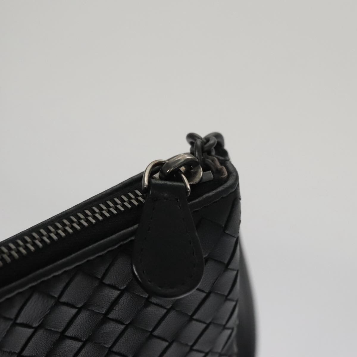 Bottega Veneta Veneta Black Leather Clutch Bag (Pre-Owned) Size ONE SIZE - 10 Thumbnail
