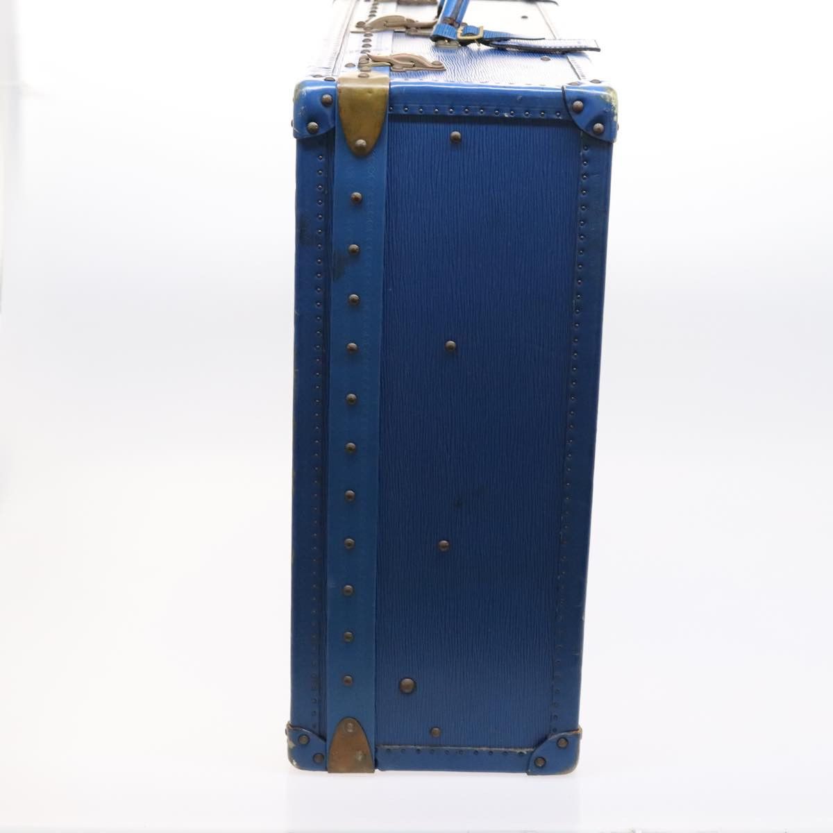 Louis Vuitton Trunk Blue Leather Travel Bag (Pre-Owned) Size ONE SIZE - 3 Thumbnail
