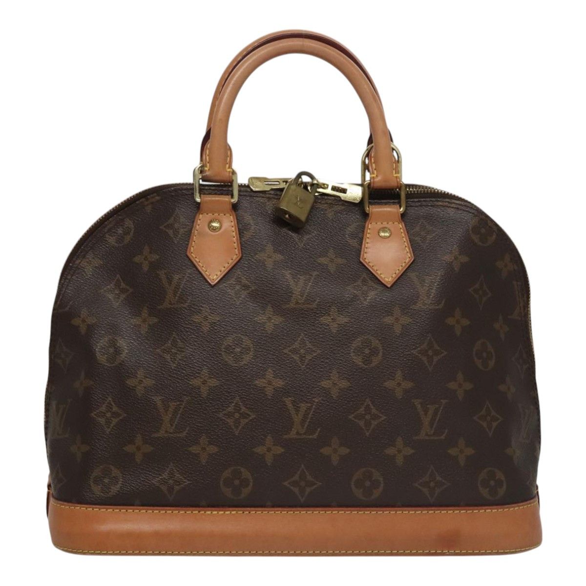 Louis Vuitton Alma Brown Canvas Handbag (Pre-Owned) Size ONE SIZE - 2 Thumbnail