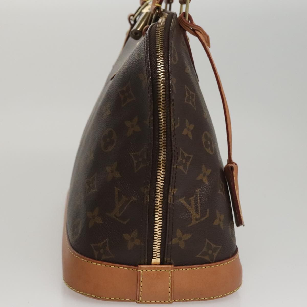 Louis Vuitton Alma Brown Canvas Handbag (Pre-Owned) Size ONE SIZE - 4 Thumbnail