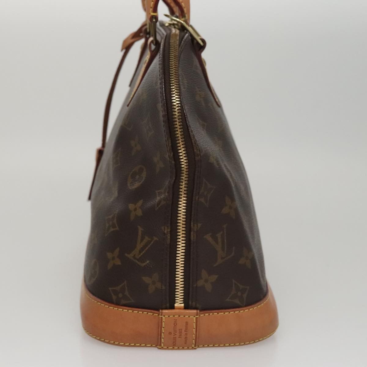 Louis Vuitton Alma Brown Canvas Handbag (Pre-Owned) Size ONE SIZE - 3 Thumbnail