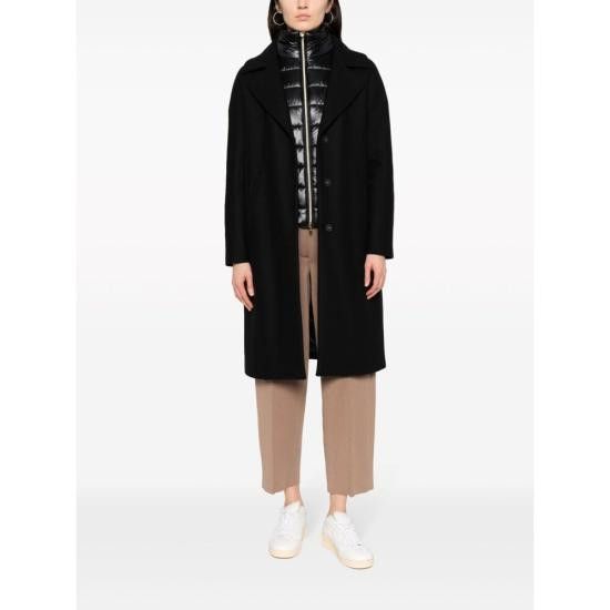 Herno HERNO Women Coats 33344 GC000414D 9300 BLACK Size XL / US 12-14 / IT 48-50 - 3 Thumbnail