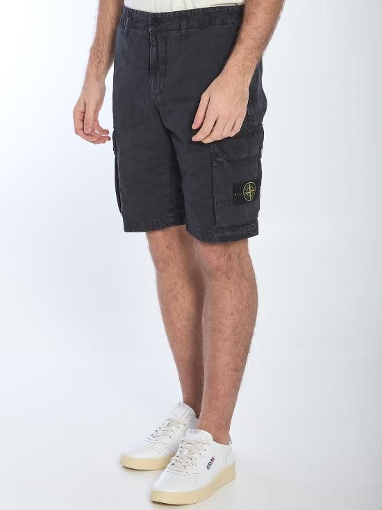 Stone Island STONE ISLAND Men Shorts K1S15L100011 BLACK Size US 31 - 2 Thumbnail