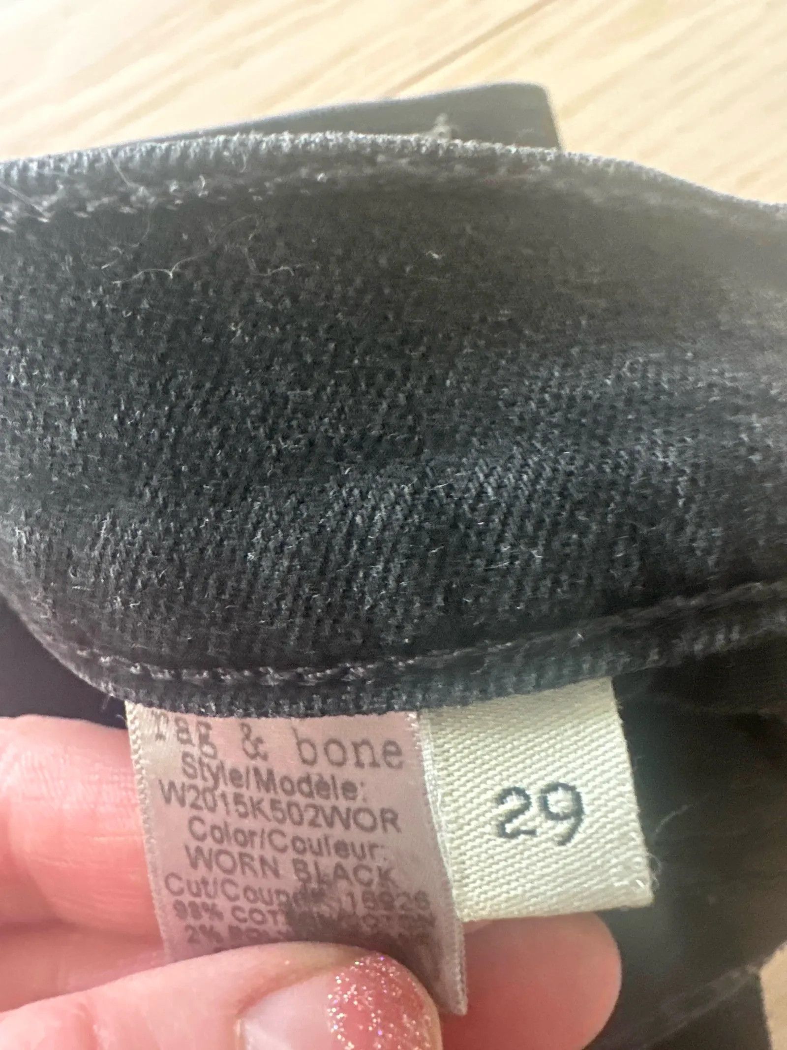 Rag & Bone Rag & Bone Style modele Jeans Size 29" - 3 Thumbnail