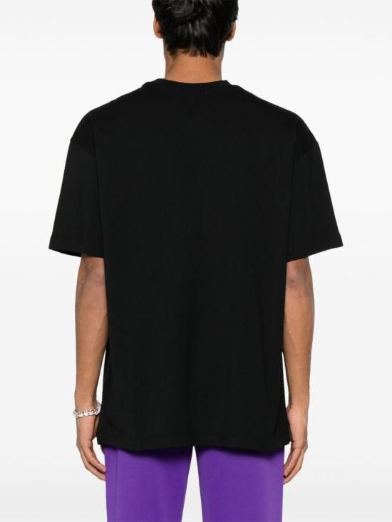 MSGM MSGM Men T-Shirts 3840MM109 25700299 Black Size US M / EU 48-50 / 2 - 2 Thumbnail
