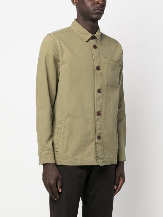 Barbour BARBOUR Men Long Tops MOS0281 OL31 Green Size US M / EU 48-50 / 2 - 5 Thumbnail