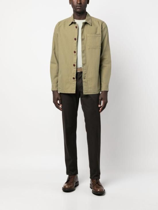 Barbour BARBOUR Men Long Tops MOS0281 OL31 Green Size US M / EU 48-50 / 2 - 4 Thumbnail
