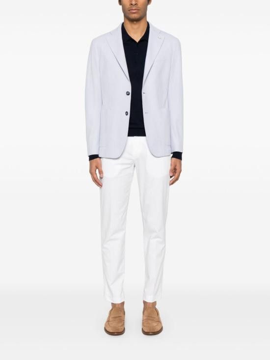 Fay FAY Men Straight Pants NTM8650187 TGURB001 White Size US 31 - 2 Thumbnail