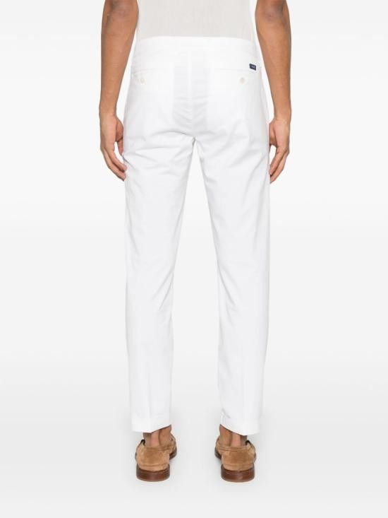 Fay FAY Men Straight Pants NTM8650187 TGURB001 White Size US 31 - 5 Thumbnail