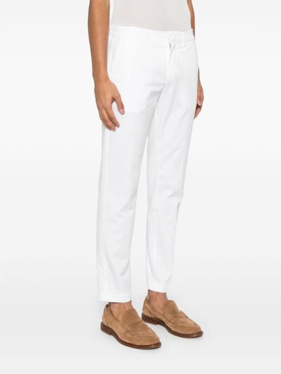 Fay FAY Men Straight Pants NTM8650187 TGURB001 White Size US 33 - 4 Thumbnail