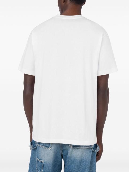 Moschino MOSCHINO Men T-Shirts 251ZZA0713 02411001 White Size US M / EU 48-50 / 2 - 3 Thumbnail