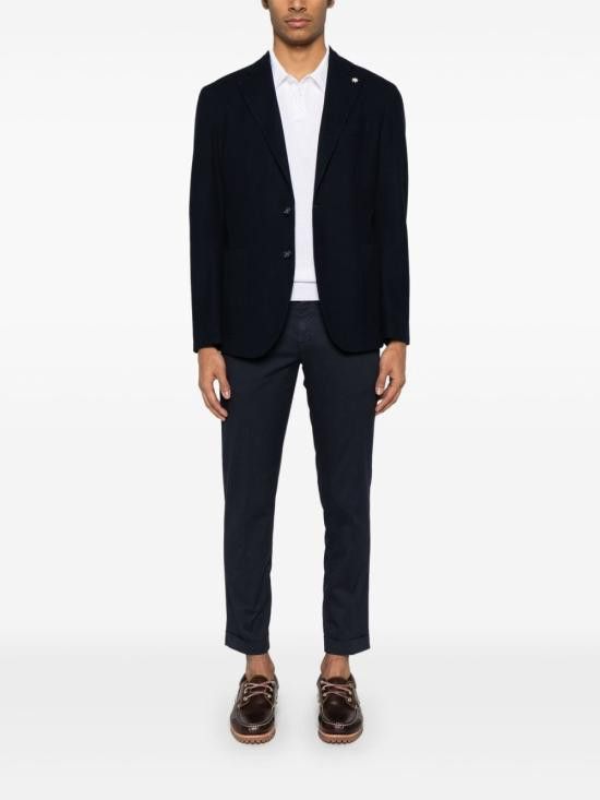 Fay FAY Men Straight Pants NTM8650187 TGURU824 Blue Size US 34 / EU 50 - 4 Thumbnail