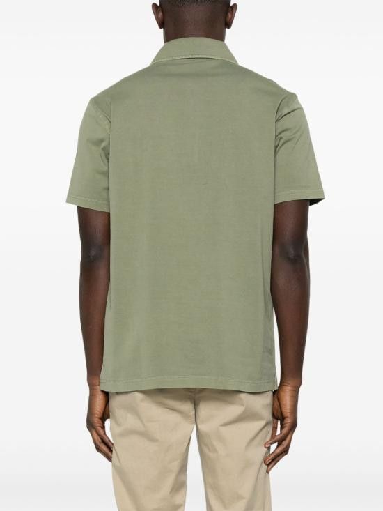 Fay FAY Men T-Shirts NPMB250143 TUY1V201 Green Size US XXL / EU 58 / 5 - 2 Thumbnail