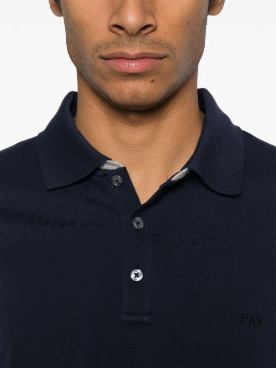 Fay FAY Men T-Shirts NPMB250135 STDWU806 Blue Size US XXL / EU 58 / 5 - 3 Thumbnail