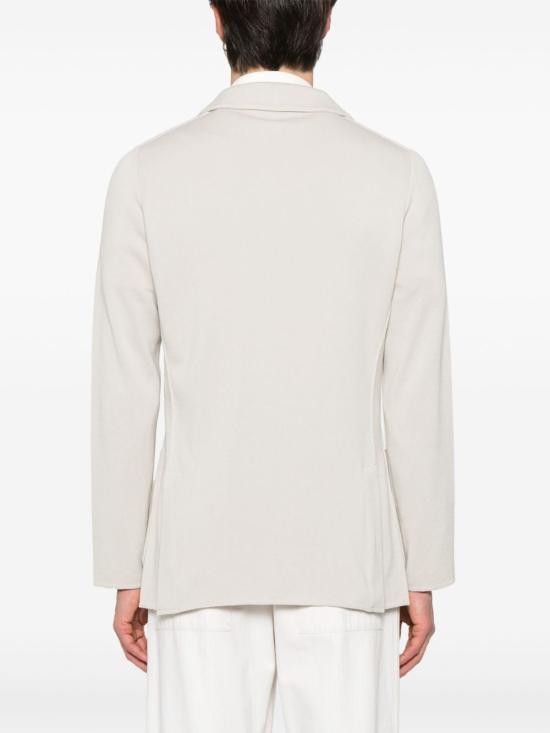 Lardini LARDINI Men Jacket ESLJM56 ES64000910 Beige Size US L / EU 52-54 / 3 - 4 Thumbnail