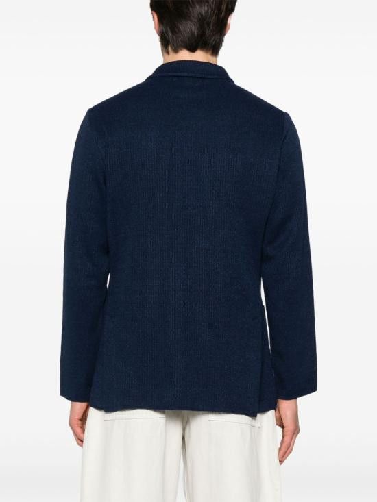 Lardini LARDINI Men Jacket ESLJM57 ES64005850 Blue Size US L / EU 52-54 / 3 - 2 Thumbnail
