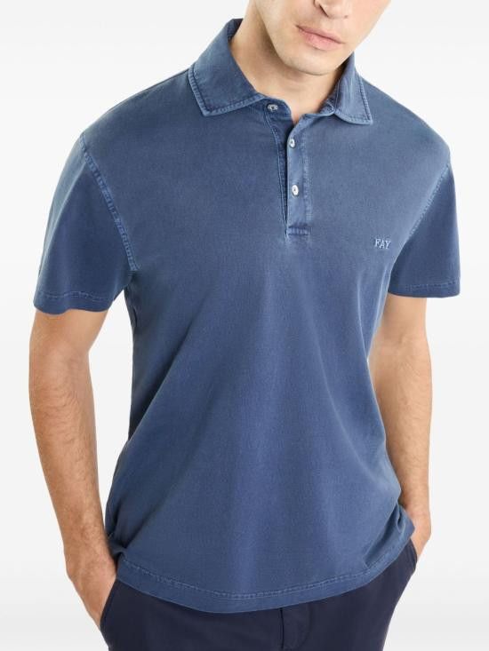 Fay FAY Men T-Shirts NPMB250143 TUY1U811 Blue Size US XXL / EU 58 / 5 - 2 Thumbnail