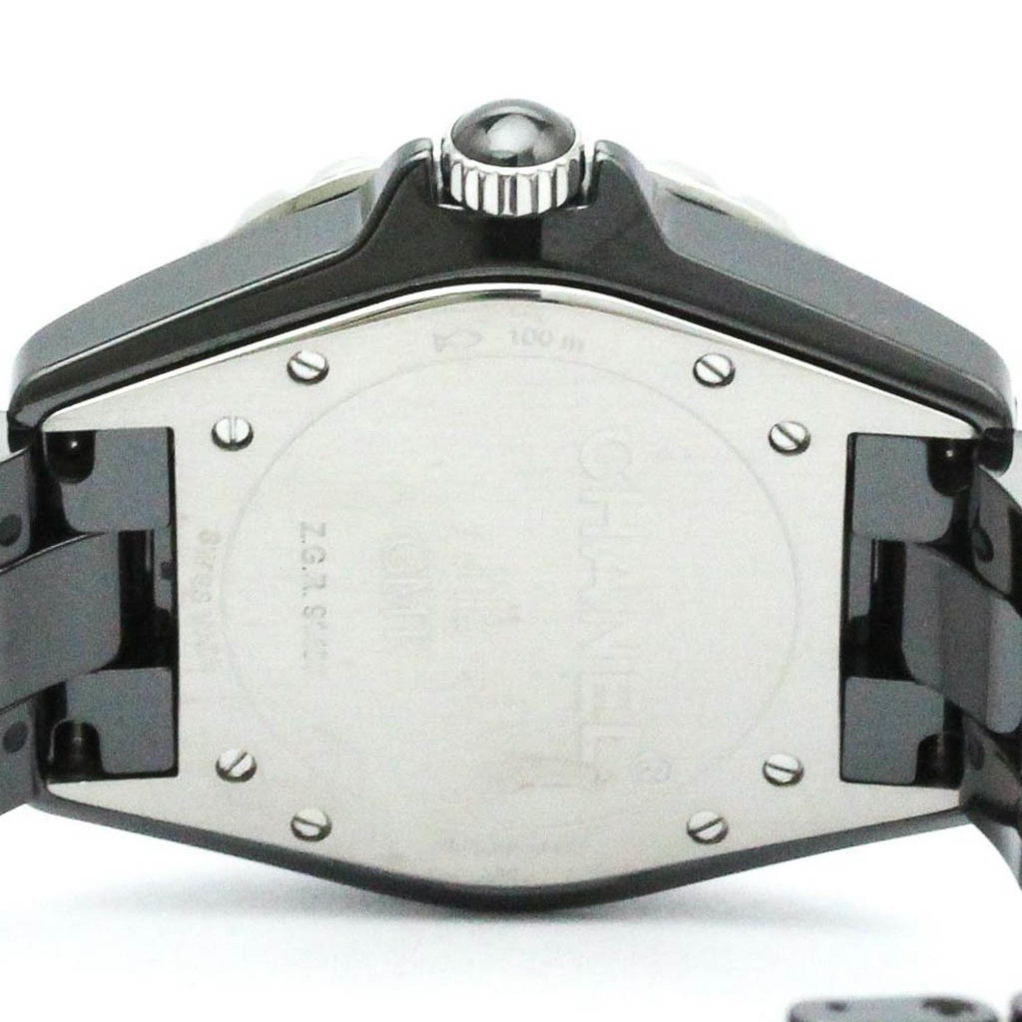 Chanel Polished CHANEL J12 GMT Ceramic Automatic Mens Watch H3102 BF580451 Size ONE SIZE - 7 Thumbnail