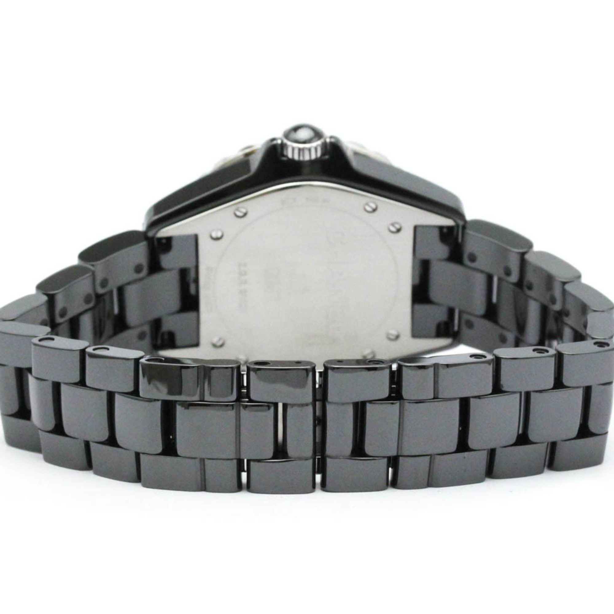 Chanel Polished CHANEL J12 GMT Ceramic Automatic Mens Watch H3102 BF580451 Size ONE SIZE - 5 Thumbnail
