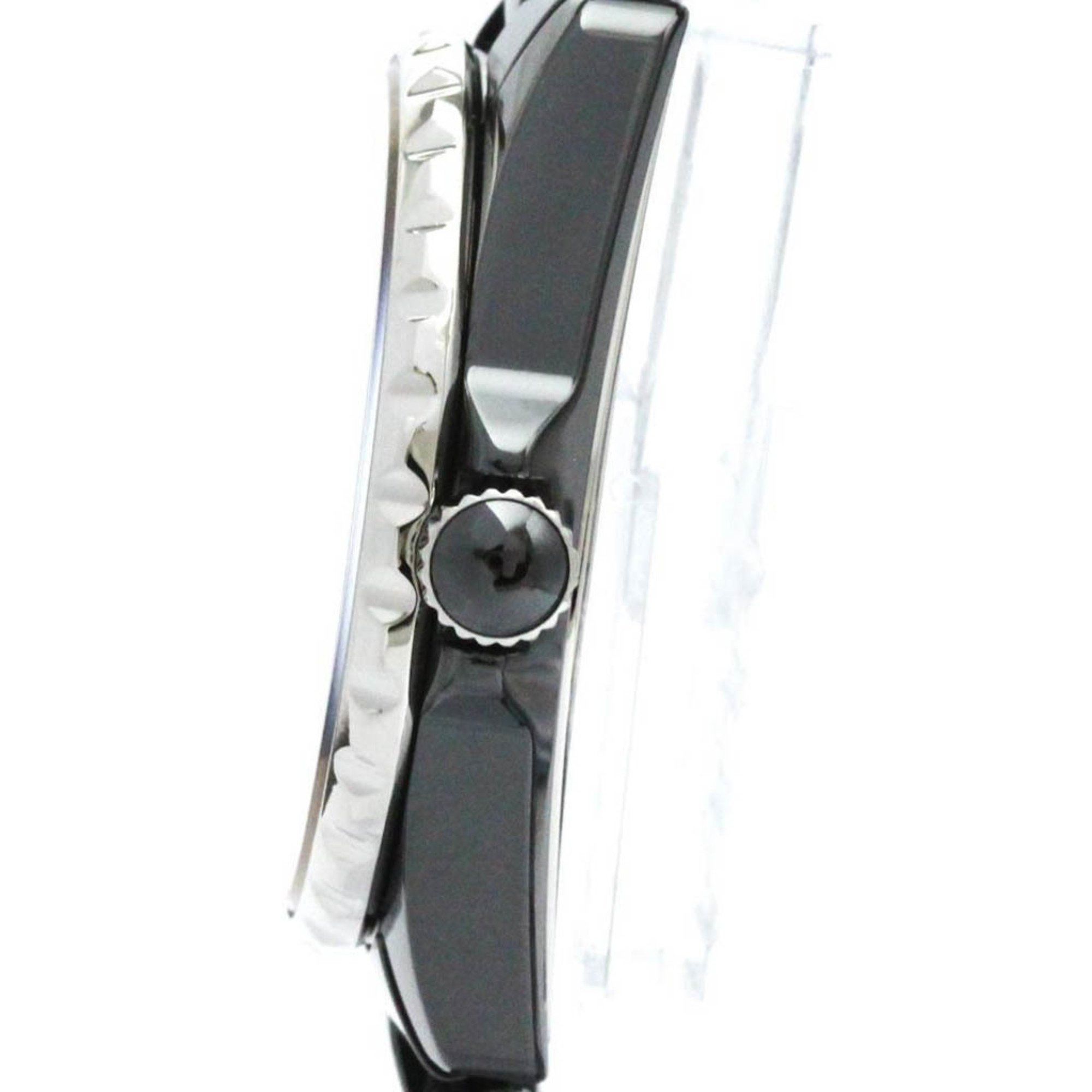 Chanel Polished CHANEL J12 GMT Ceramic Automatic Mens Watch H3102 BF580451 Size ONE SIZE - 4 Thumbnail