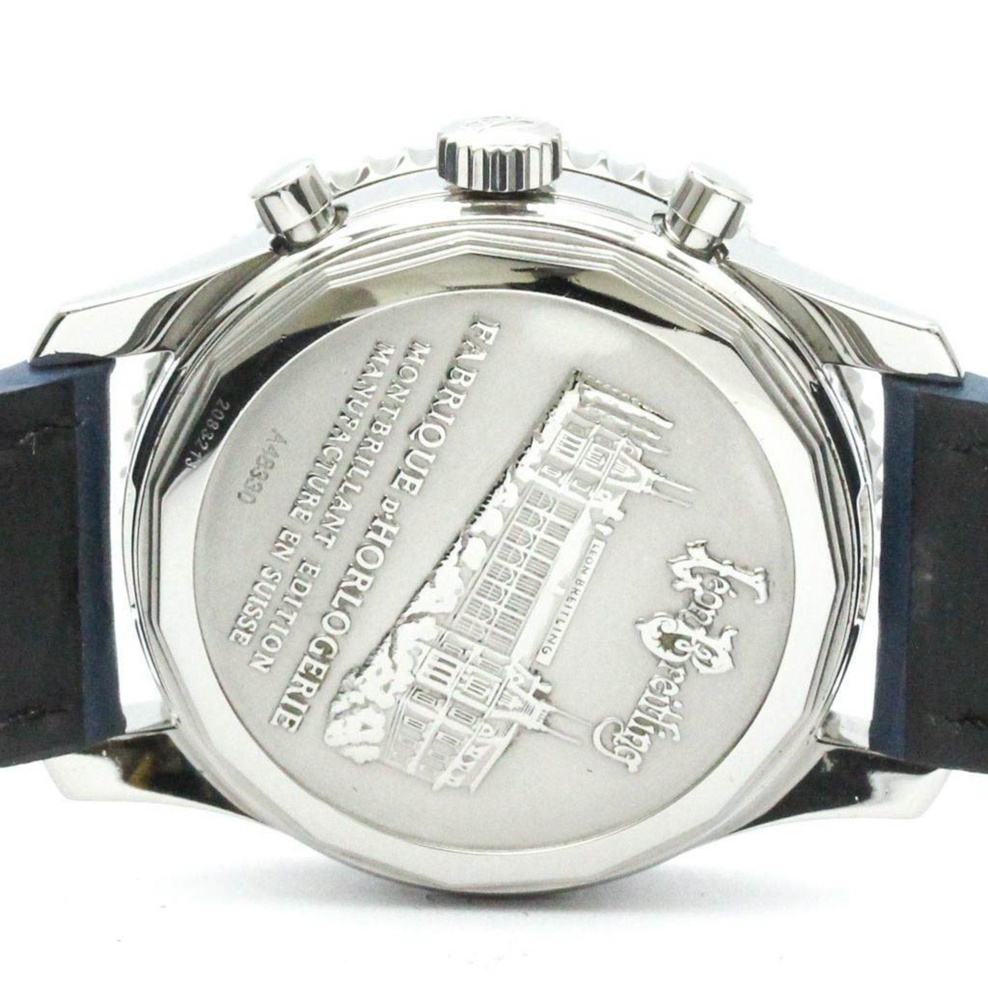 Breitling Polished BREITLING Navitimer Montbrillant Edition Steel Watch A48330 BF580462 Size ONE SIZE - 7 Thumbnail