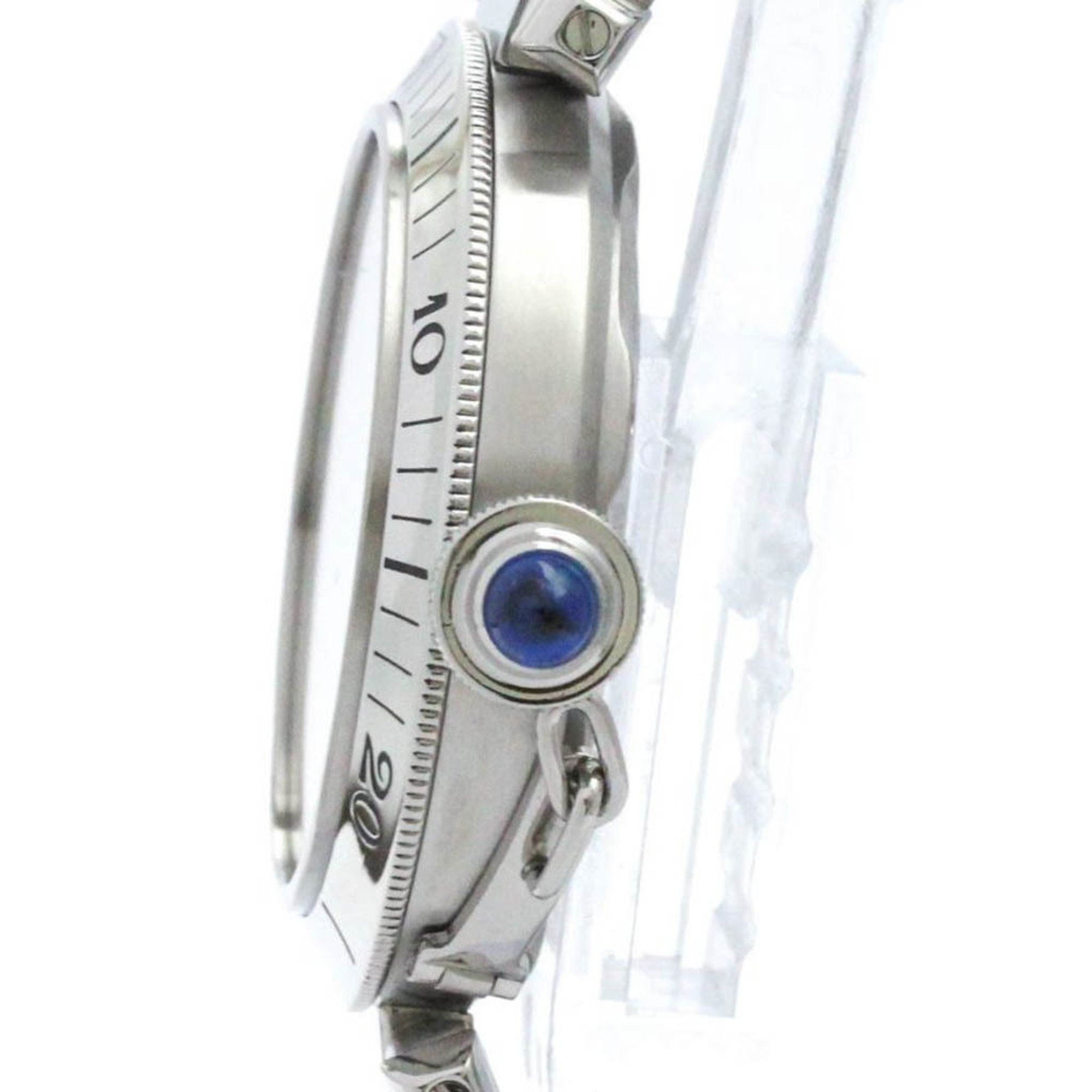 Cartier Polished CARTIER Pasha 38 Stainless Steel Automatic Mens Watch W31031H3 BF579749 Size ONE SIZE - 4 Thumbnail