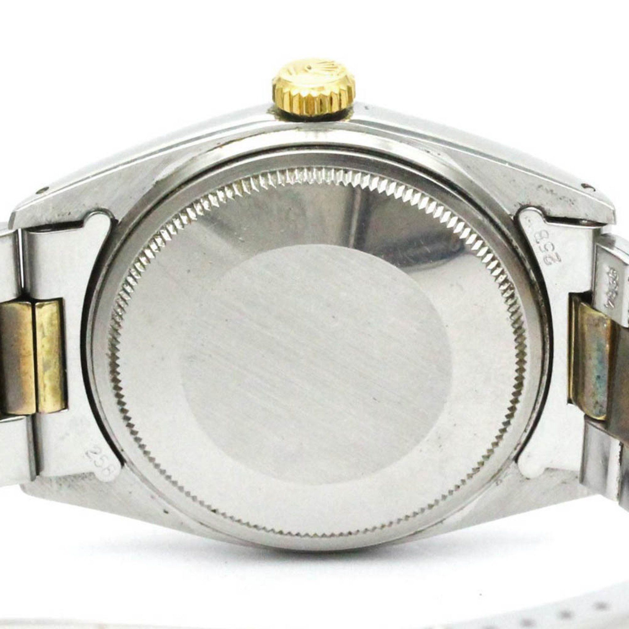 Rolex Polished ROLEX Datejust 16013 18K Gold Steel Automatic Mens Watch Size ONE SIZE - 7 Thumbnail