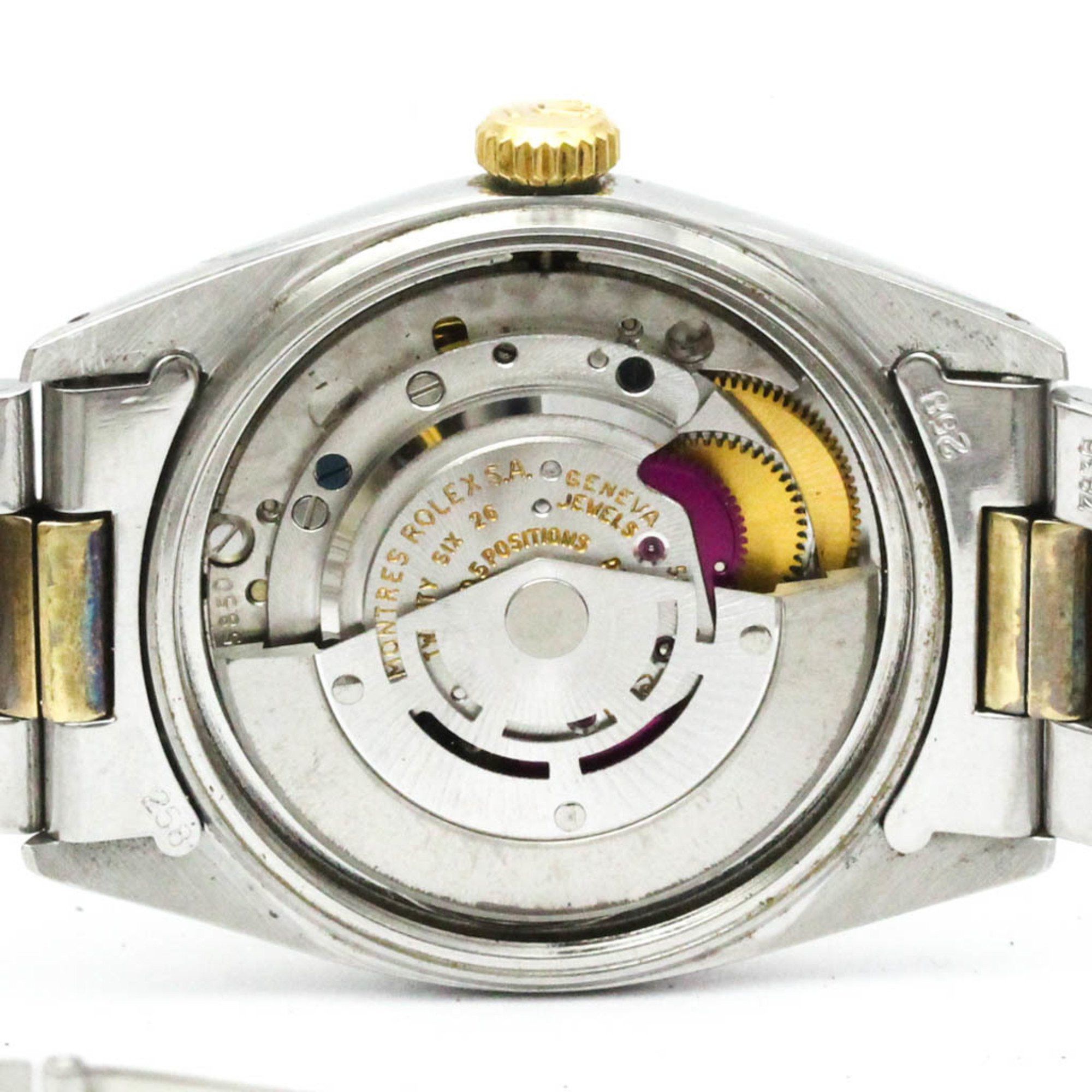 Rolex Polished ROLEX Datejust 16013 18K Gold Steel Automatic Mens Watch Size ONE SIZE - 6 Thumbnail
