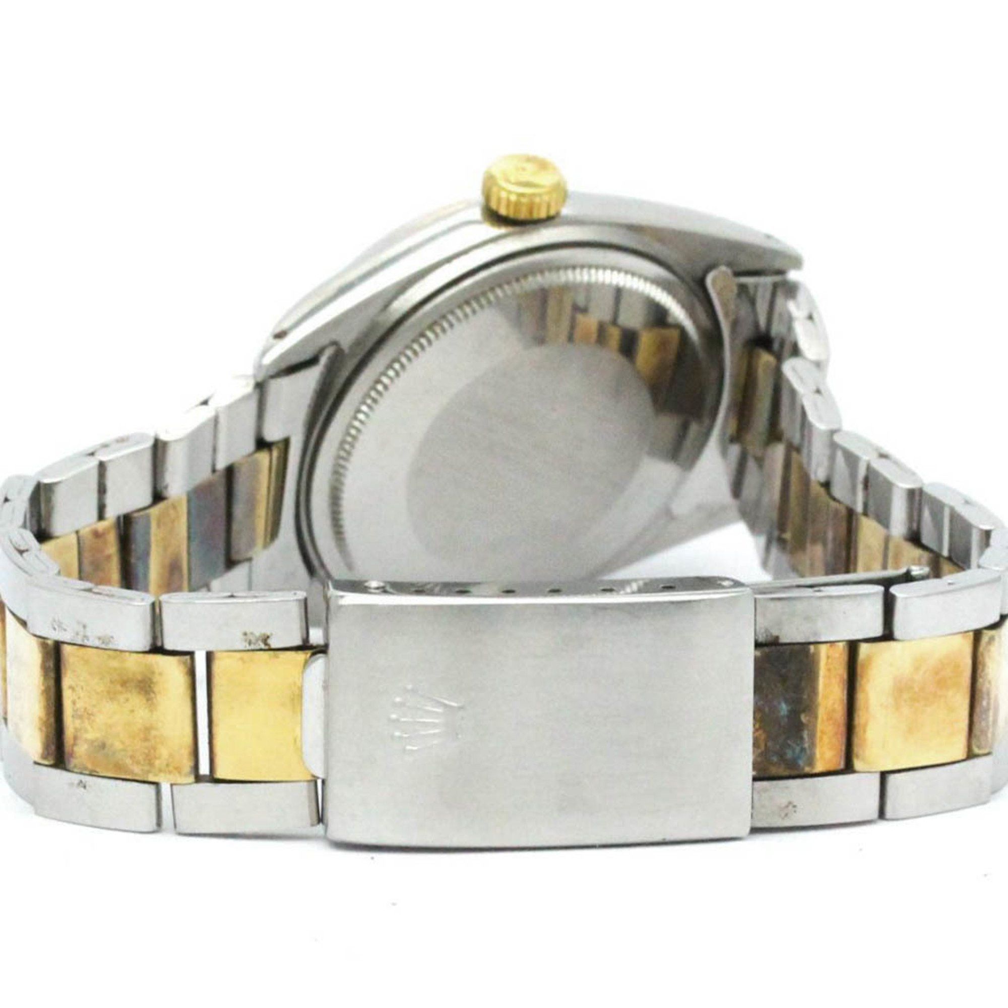 Rolex Polished ROLEX Datejust 16013 18K Gold Steel Automatic Mens Watch Size ONE SIZE - 5 Thumbnail