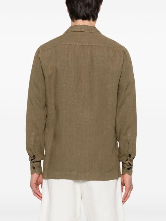 Boglioli BOGLIOLI Men Long Tops 60200Q SB57520564 Green Size US M / EU 48-50 / 2 - 2 Thumbnail
