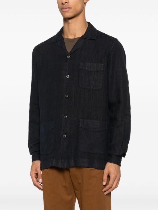 Boglioli BOGLIOLI Men Long Tops 60200Q SB57520784 Blue Size US M / EU 48-50 / 2 - 4 Thumbnail