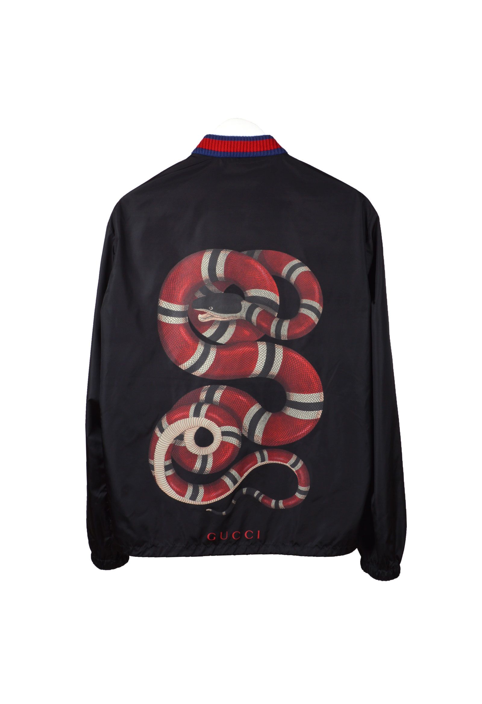 Gucci Snake Print Bomber Jacket Grailed