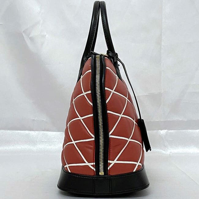 Louis Vuitton LOUIS VUITTON Handbag Red Leather Size ONE SIZE - 2 Thumbnail