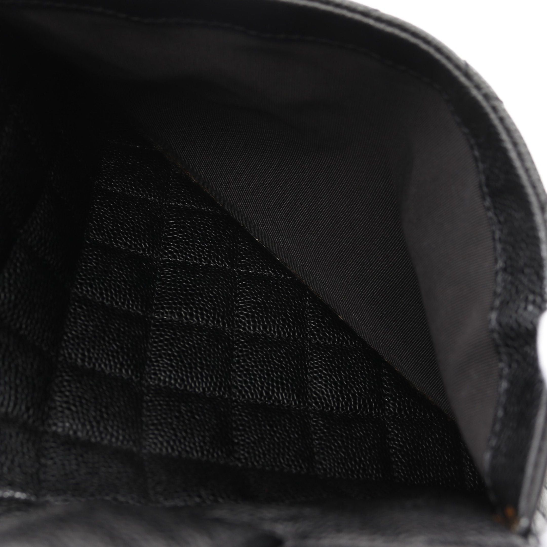 Chanel Chanel Matelasse Mini Boston Bag Caviar Skin Black Gold Hardware Size ONE SIZE - 13 Thumbnail