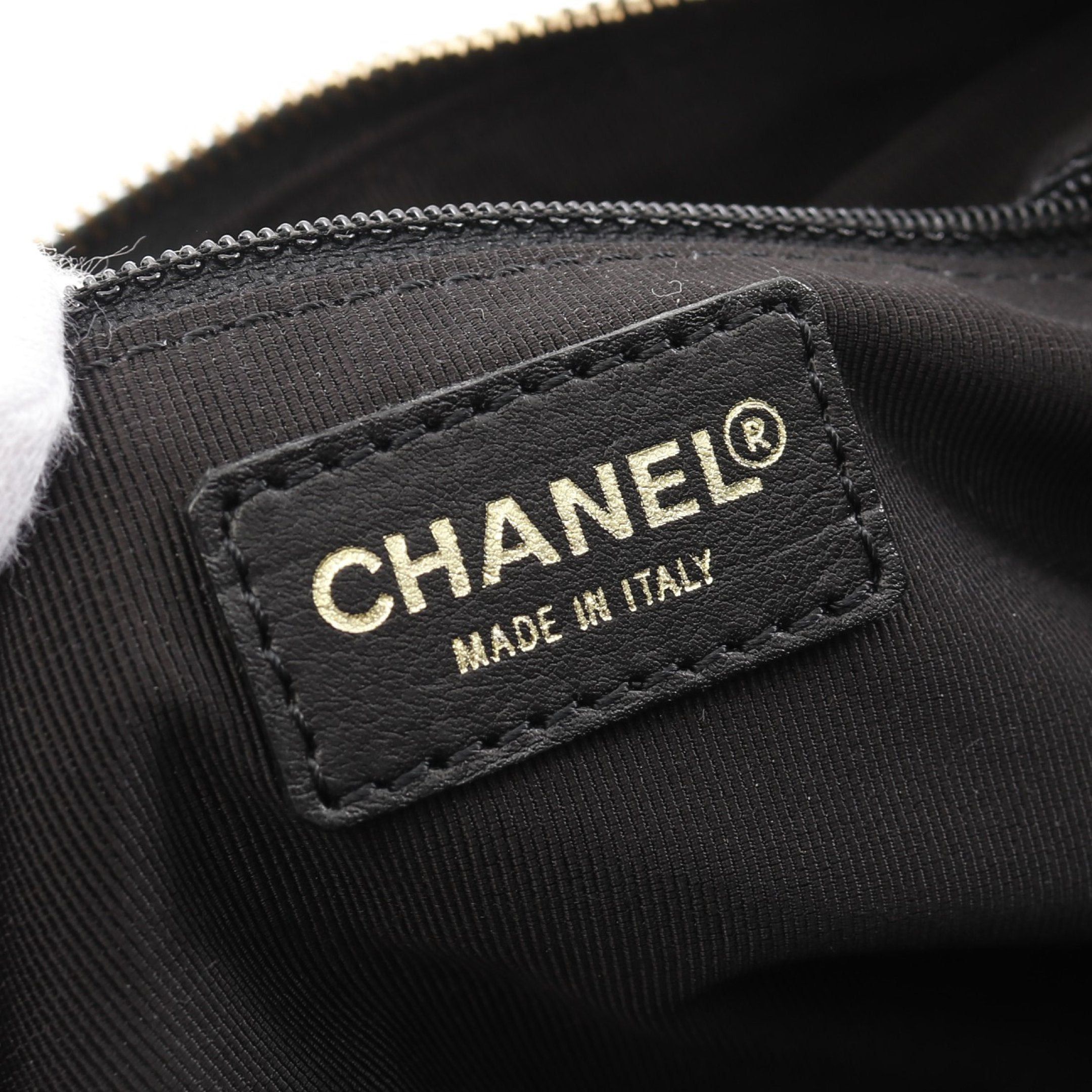 Chanel Chanel Matelasse Mini Boston Bag Caviar Skin Black Gold Hardware Size ONE SIZE - 4 Thumbnail