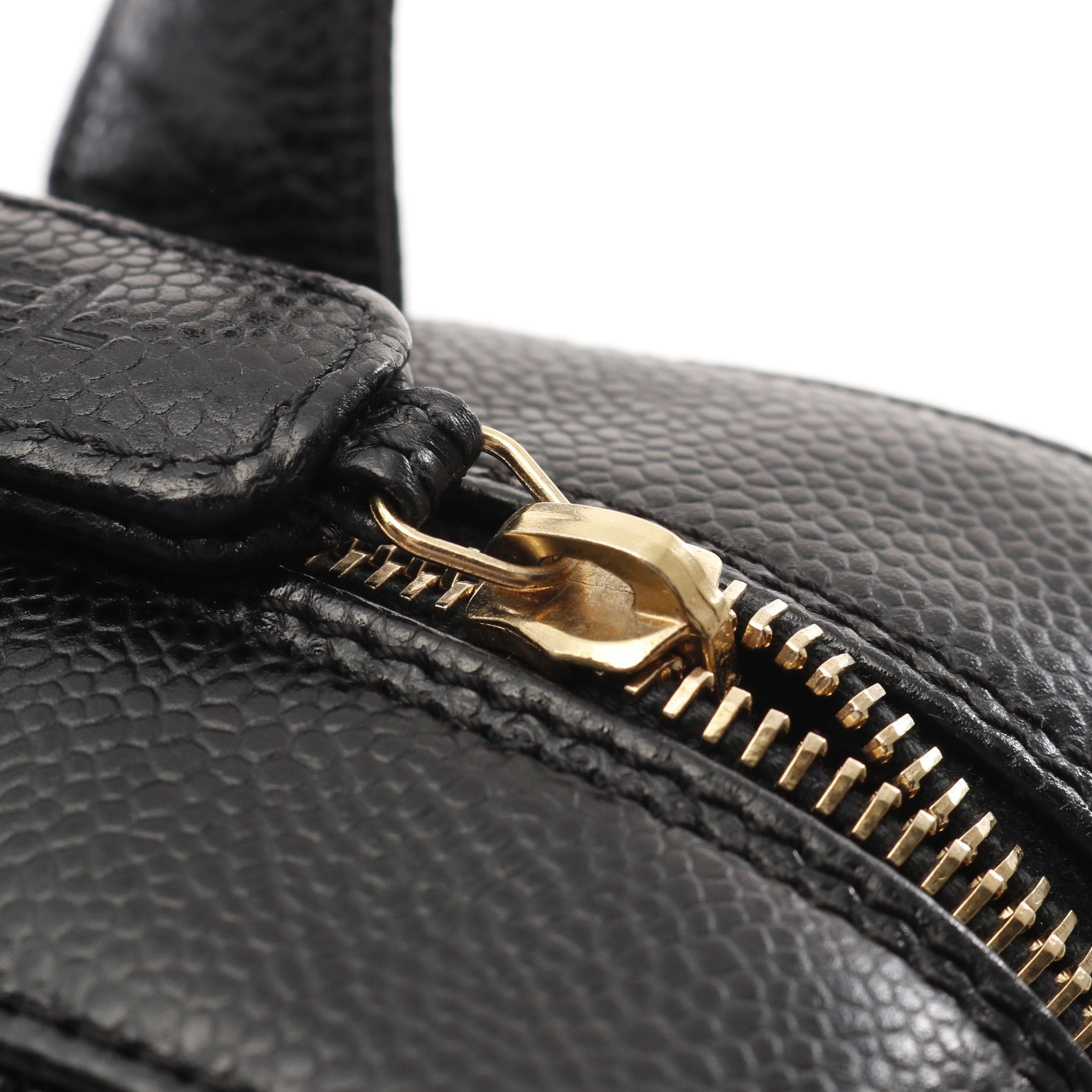 Chanel Chanel Matelasse Mini Boston Bag Caviar Skin Black Gold Hardware Size ONE SIZE - 11 Thumbnail
