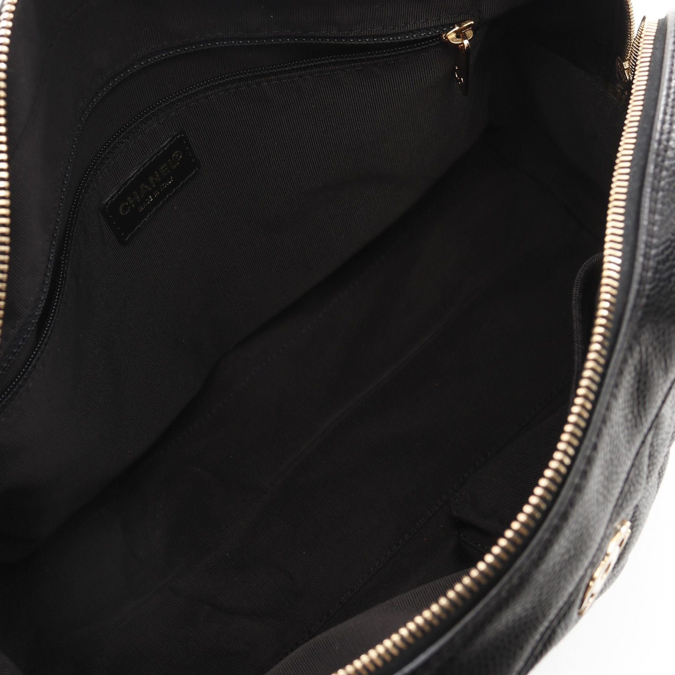 Chanel Chanel Matelasse Mini Boston Bag Caviar Skin Black Gold Hardware Size ONE SIZE - 3 Thumbnail