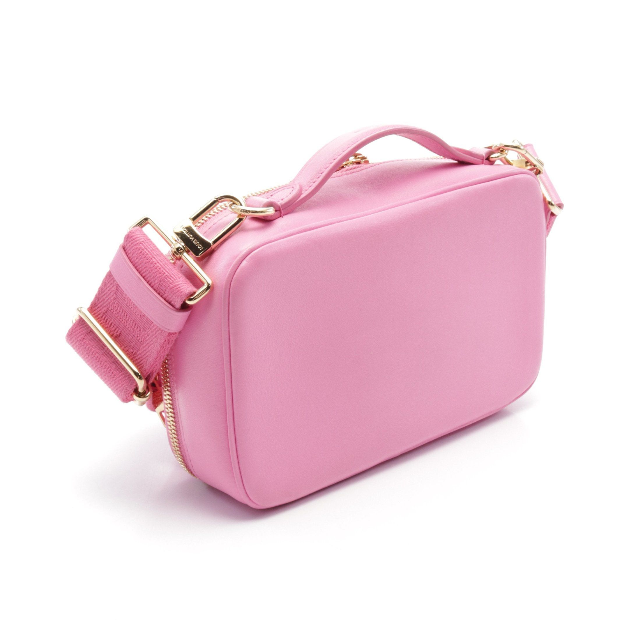 Louis Vuitton Louis Vuitton Utility Crossbody Rose Handbag Leather Pink Purple Size ONE SIZE - 2 Thumbnail