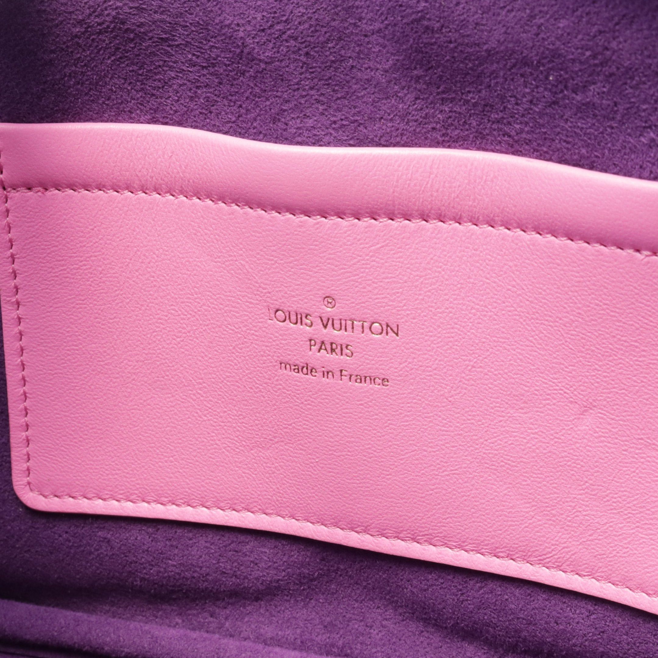 Louis Vuitton Louis Vuitton Utility Crossbody Rose Handbag Leather Pink Purple Size ONE SIZE - 4 Thumbnail